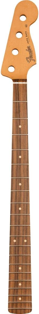 Fender Road Worn 60s Jazz Bass Neck, C Shape, 20 Medium Jumbo Frets, Pau Ferro Fingerboard