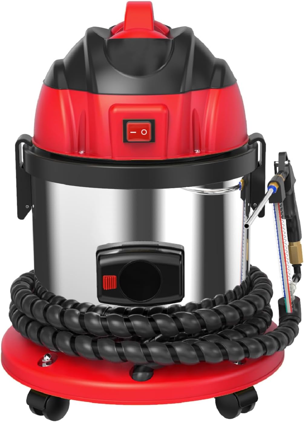 QPKING HTS558 Walnut Blaster Machine Kit,Engine Carbon Cleaner with Built-in Vacuum & Dust Filter,120PSI Desludging Tool for Intake & Exhaust Valve Cleaning,5 Adapters,2KG Walnut Sand,1200W,110/220V