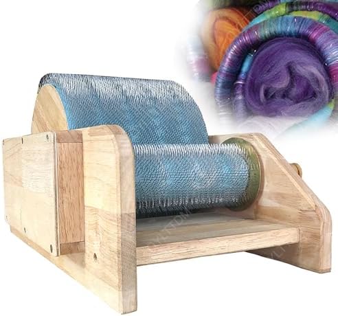 DIY Wool Felt Machine Set with Roller and Nylon Bearings for Mixing and Organizing Fiber