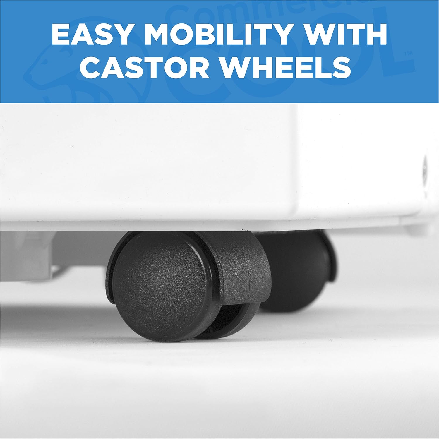 Commercial Cool 6,000 BTU DOE (10,000 BTU ASHRAE) Portable Air Conditioner with Remote Control, White