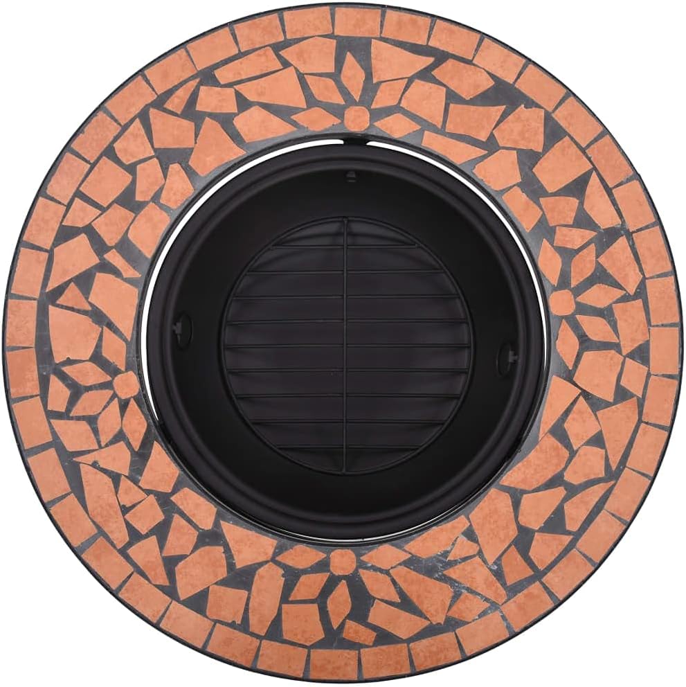Mosaic Fire Pit Terracotta 26.8