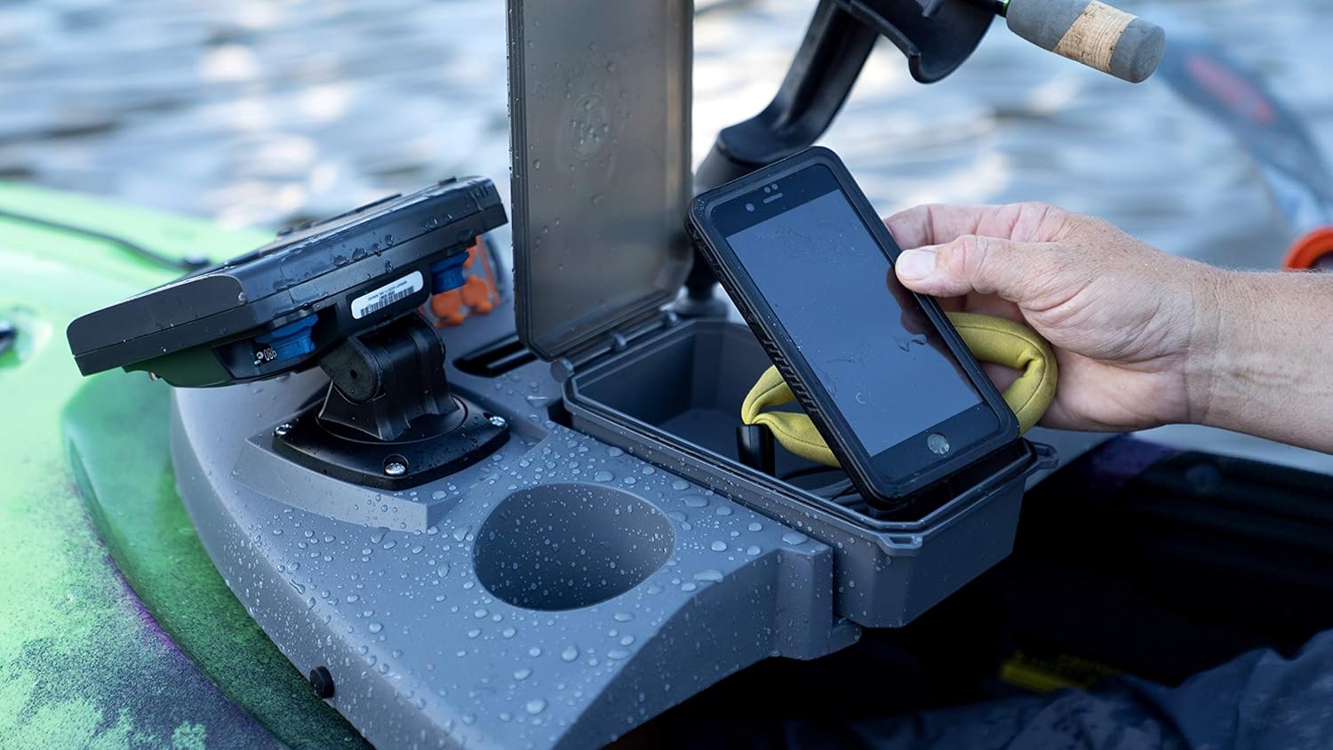 Wilderness Systems Pungo Dashboard | Kayak Dashboard with Dry Storage| Console for Pungo Kayaks, Gray