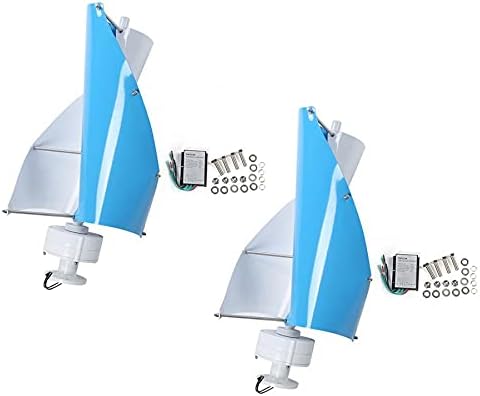 Wind Generator Spiral Vertical-Shaft Medium Voltage 200W Wind Turbine Generator Windmill Fit