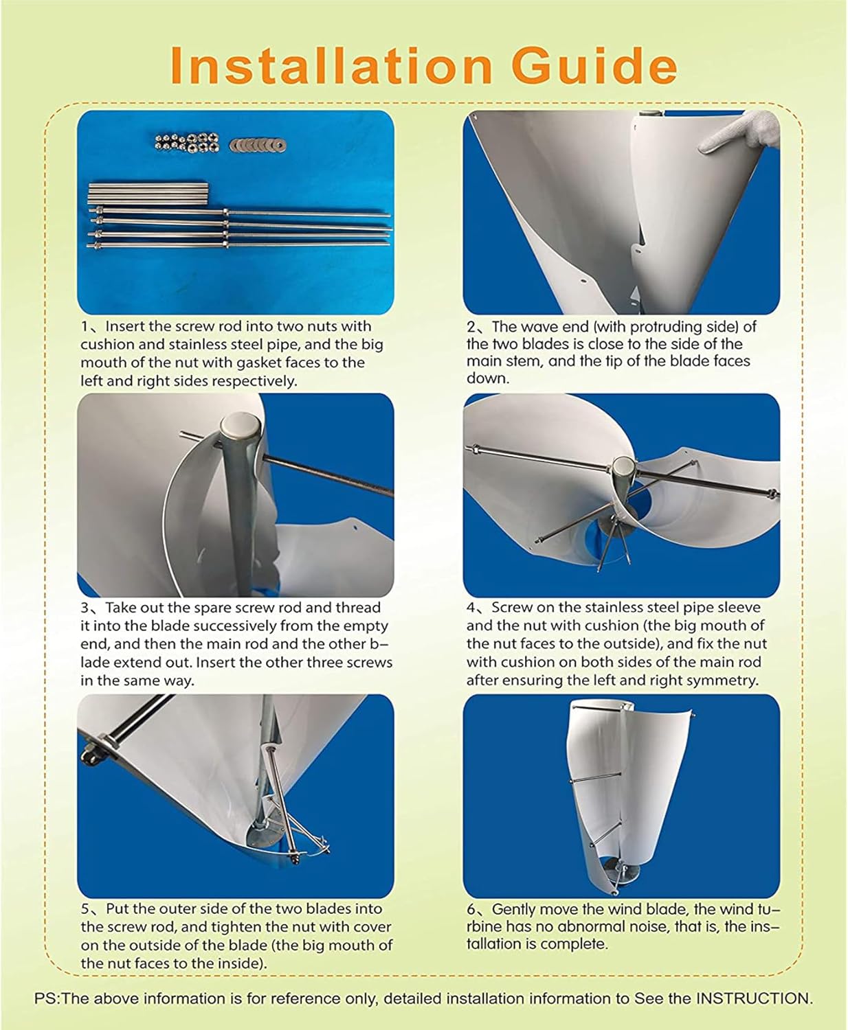 12000W 12V 24V 48V Wind Turbines Generator Kit,Wind Generator Windmill Energy Turbines Suitable, for Families and Boats (with Charge Controller)