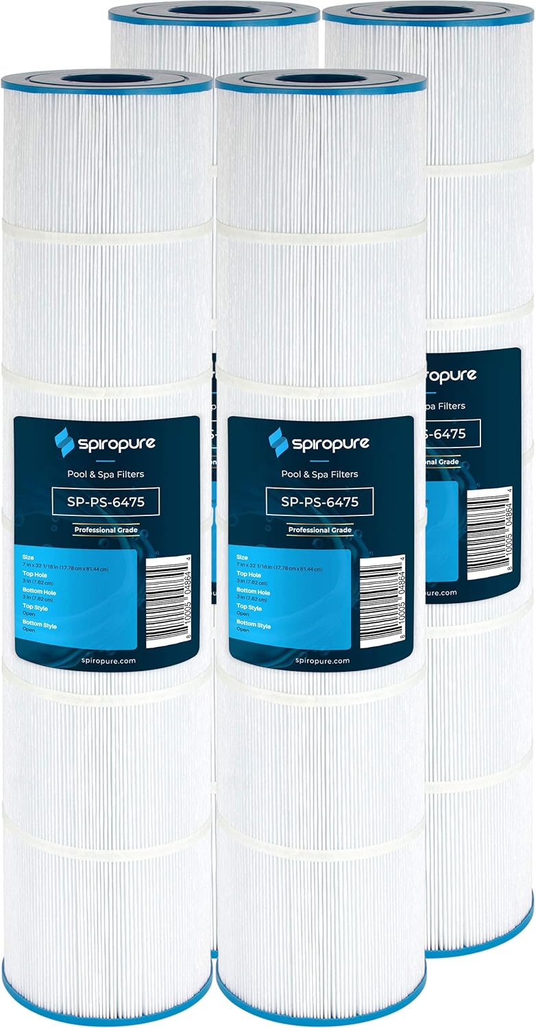 SpiroPure Replacement for Pleatco PCC130 Pentair CCP520 R173578 Unicel C-7472 Filbur FC-1978 160332 178585 Hot Tub Spa Pool Filter Replacement Cartridge (Case of 4)