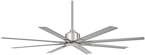 Minka Aire Xtreme H2O 84 in. Indoor/Outdoor Brushed Nickel Wet Ceiling Fan with Remote Control