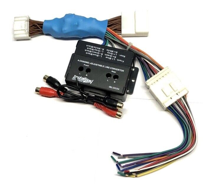 4 Channel Add an Amp Amplifier Adapter to Factory Car Stereo Radio- Made for Some Acura, Made for Some Honda: 1998-2007 Accord, 1999-2005 Civic, More - No Factory External Amp