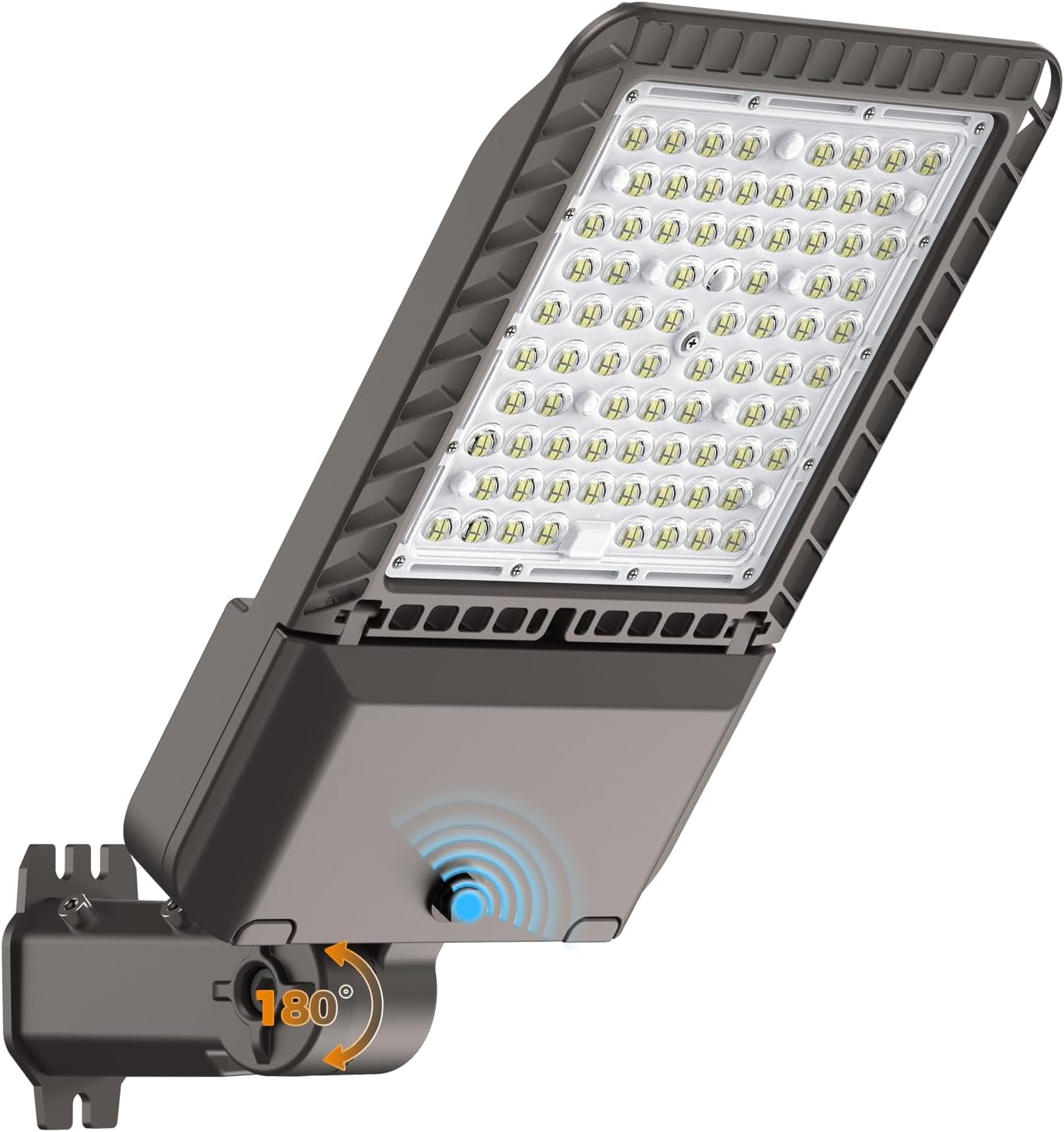 240W LED Parking Lot Light 60000Lm 6000K Street Light Dusk to Dawn Photocell IP65 Waterproof Commercial Outdoor Lighting 11 Years Lifespan for Parking Street Roadway Yard Warehouse Garage 1 Pack