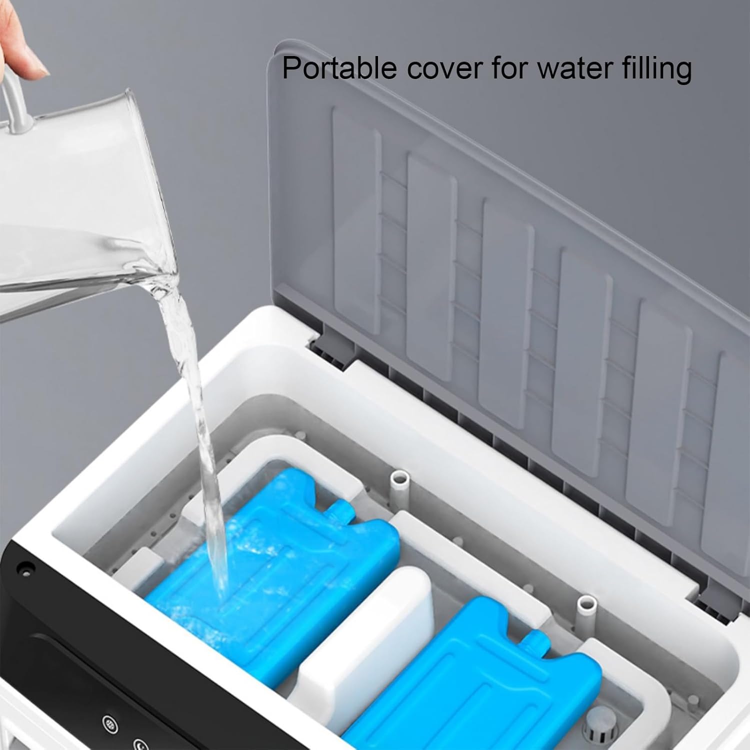 Portable Air Conditioners Windowless, Swamp Cooler with Water Tank and 3 Speeds, Evaporative Air Cooler for Room Garage Office