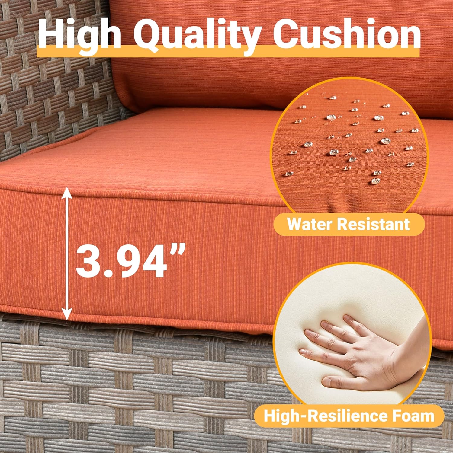 12 Pieces Outdoor Patio Furniture Sets 42