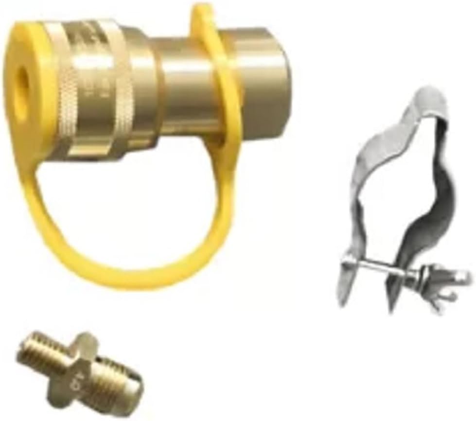 Living Source International Fire Pit Natural Gas Conversion Kit, Gray