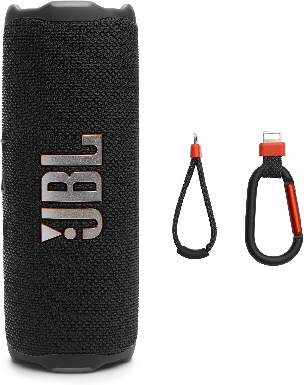 JBL Flip 7 - Portable Waterproof and Drop-Proof Speaker, Bold JBL Pro Sound with AI Sound Boost, 16Hrs of Playtime, and PushLock System with Interchangeable Accessories (Black)