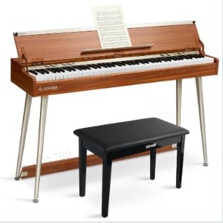 Donner DDP-80 PLUS Digital Piano+ Donner Duet Piano Bench with Storage