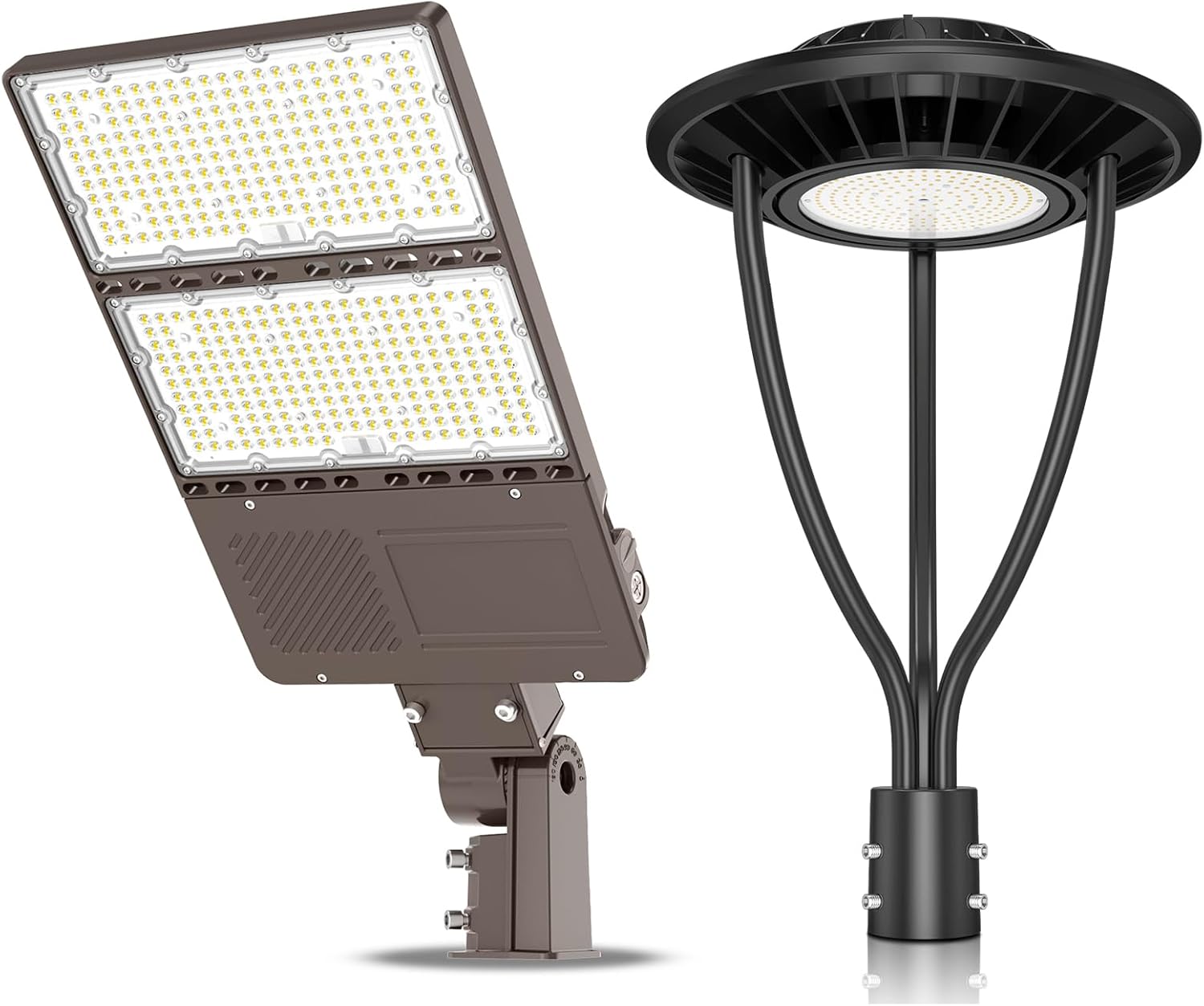 ADUB LED Post Light with Photocell, 150W 120W 90W, LED Parking Lot Light 320W 250W 200W