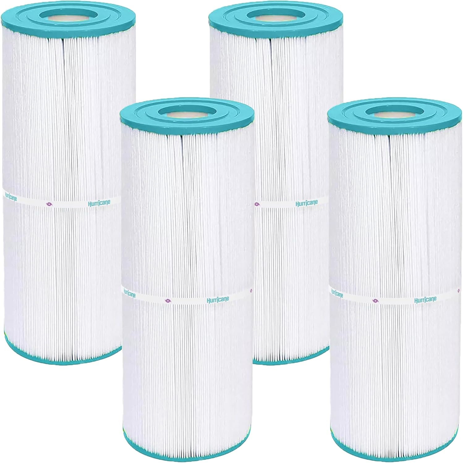 Hurricane Filters 4 Pack HF5625-01 Advanced Spa Filter Cartridge - Replacement for PJ25-IN/-4, Unicel C-5625, Filbur FC-1425, CFR 25