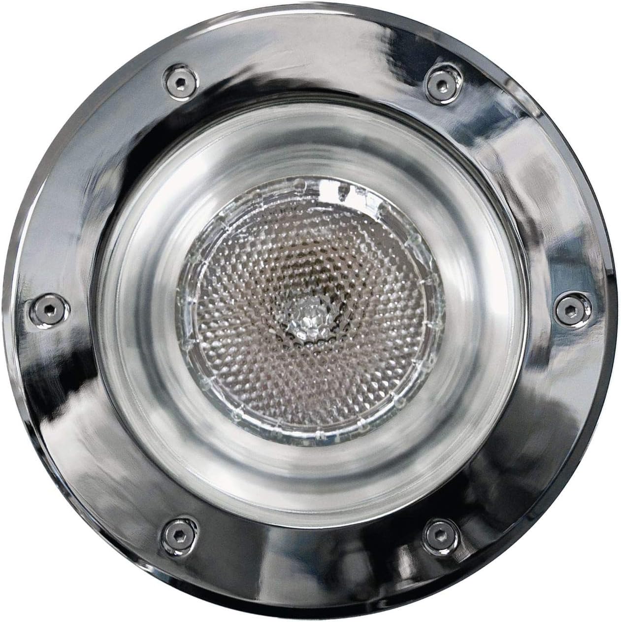 DW1200 SS No Grill Well Light for Par-20,30,38 120V, Stainless Steel Finish