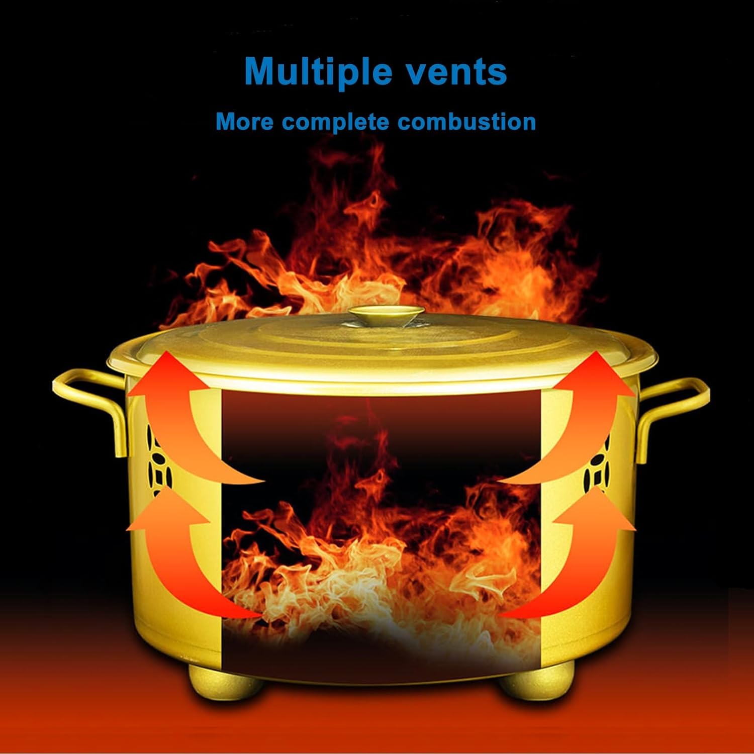 Garden Incinerator Fire Pit Outdoor Metal Trash Burn Cage can with Fire Hook and Grid, for Fallen Leaves Yard Waste Bonfire(Silver,45cm/18in)