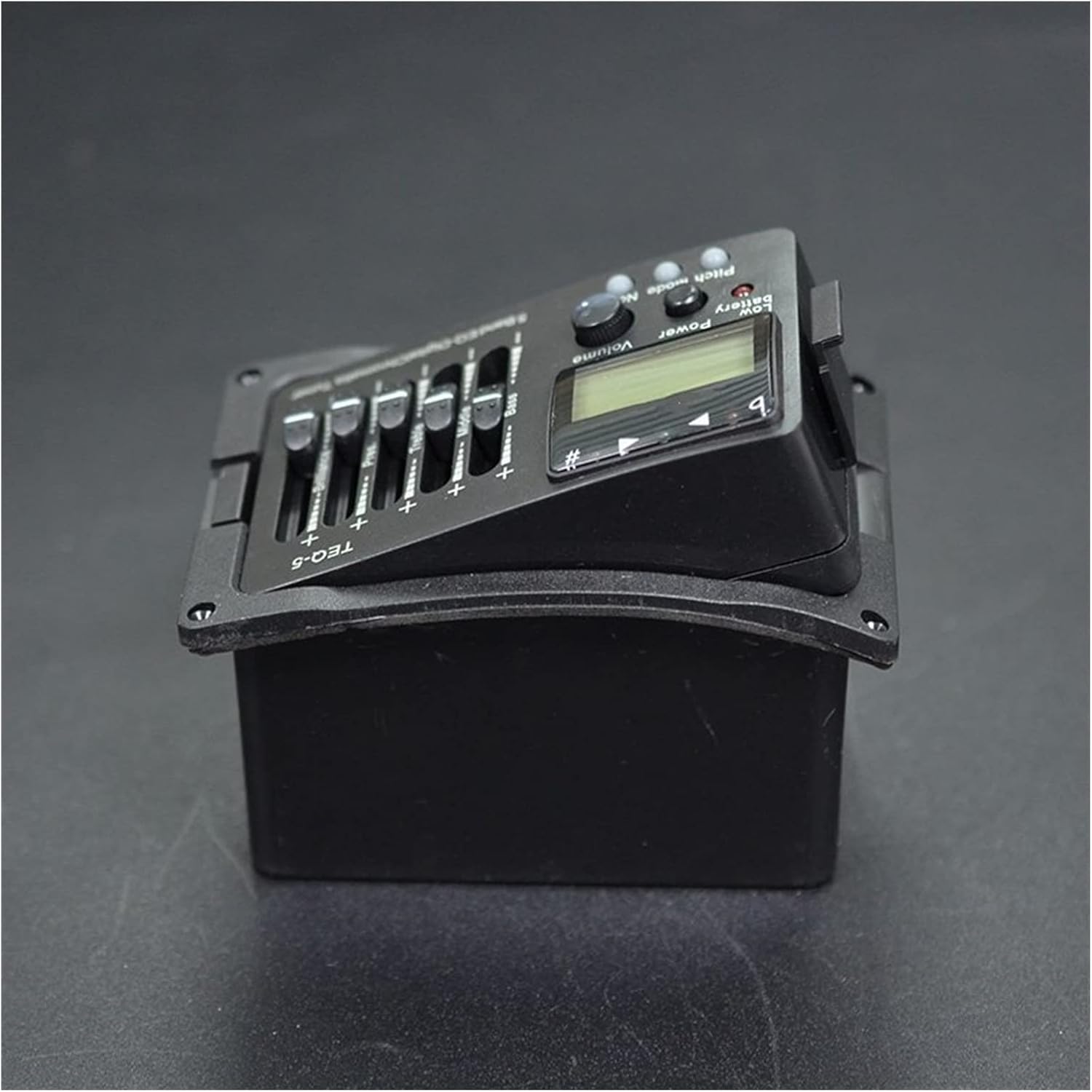 10Set 5 Band Acoustic Guitar Preamp EQ Equalizer TEQ-5 Classical Acoustic Guitar Amplifier Pickup Acessory (Color : with endpin Cover)