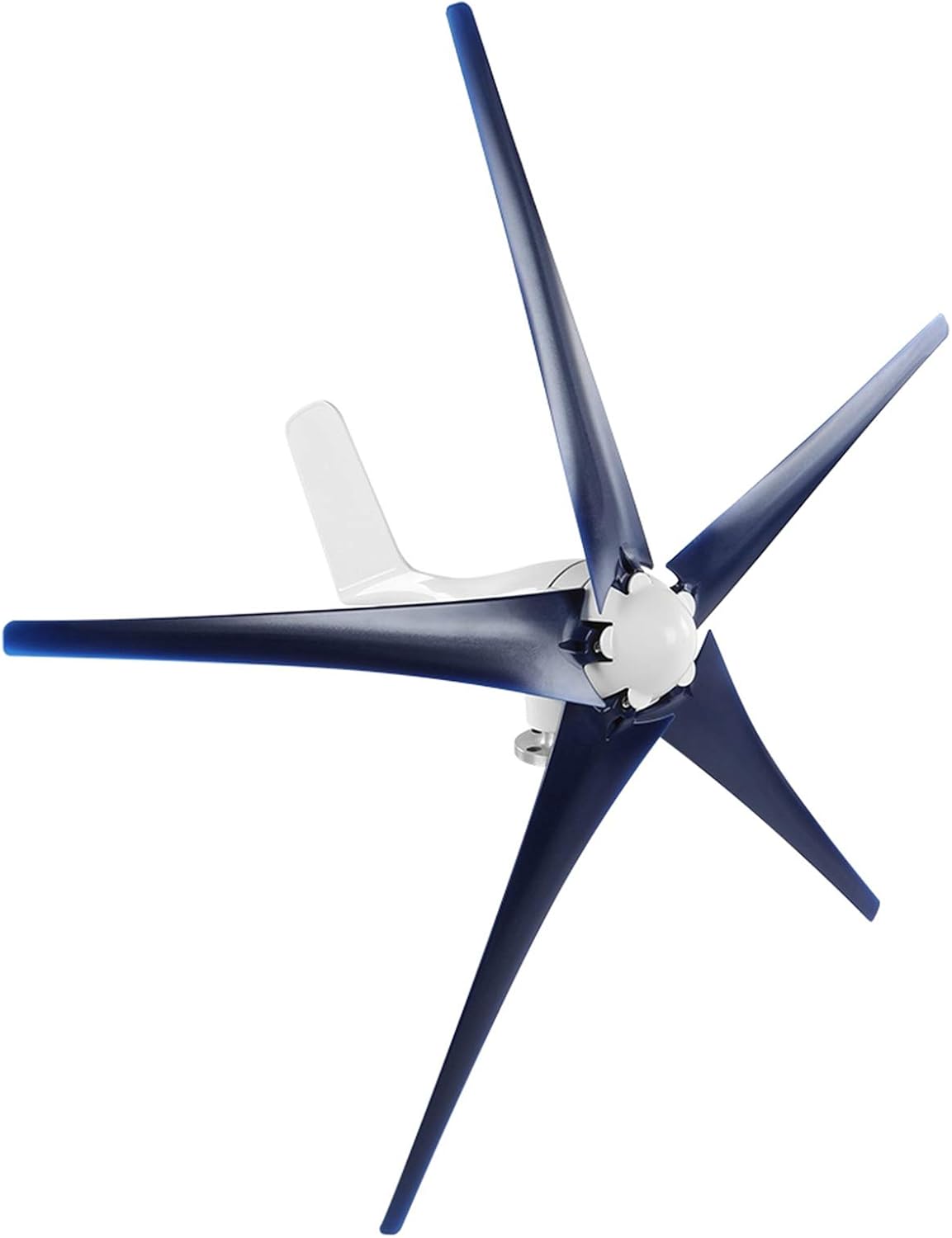 Wind Turbine Generator, 1600W 5 Blade Small Wind Turbine for Industrial Energy Equipment(12V-Blue),Dynamo