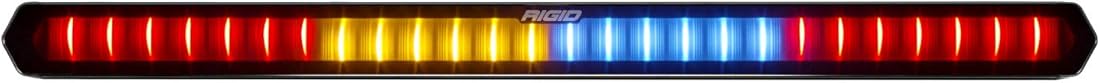 RIGID INDUSTRIES - 901802 Chase Rear Facing, 27 Mode, 5 Color LED Light Bar 28-inch Surface Mount (28 inches)