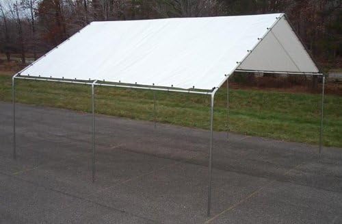 18 ft. X 20 ft. Canopy - Heavy Duty 17 Gauge Frame - White Top