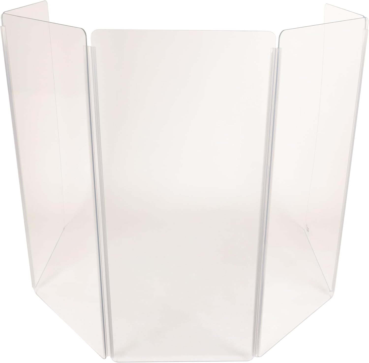 Drum Shield 5 panels 2ft wide X 5 ft tall in Acrylic Drum cage with full length flexible Hinges (5panels 2ftX5ft) drum screen, sound isolation, Made in USA