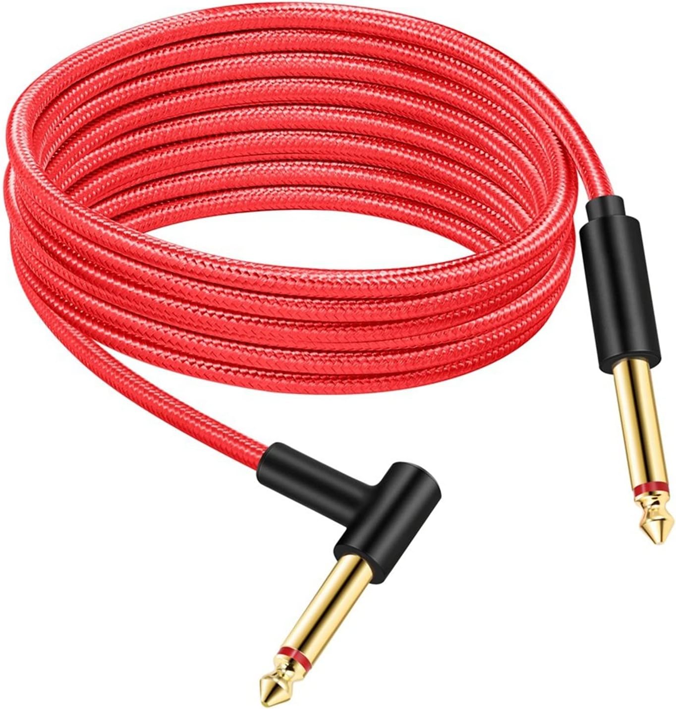 6.5mm Output Guitar Cable 6.5mm to 6.5mm Male to Male for Guitar Mixer Amplifier Bass Cable Guitar Interface Audio Cable (Color : 5m)