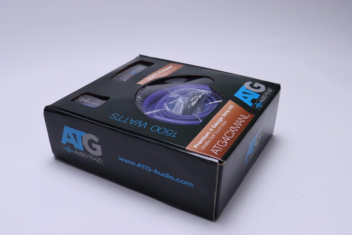ATG Audio Transcend Series 100% Copper 4 Gauge Amplifier Kit with Mini ANL Fuseholder - ATG4CXMANL
