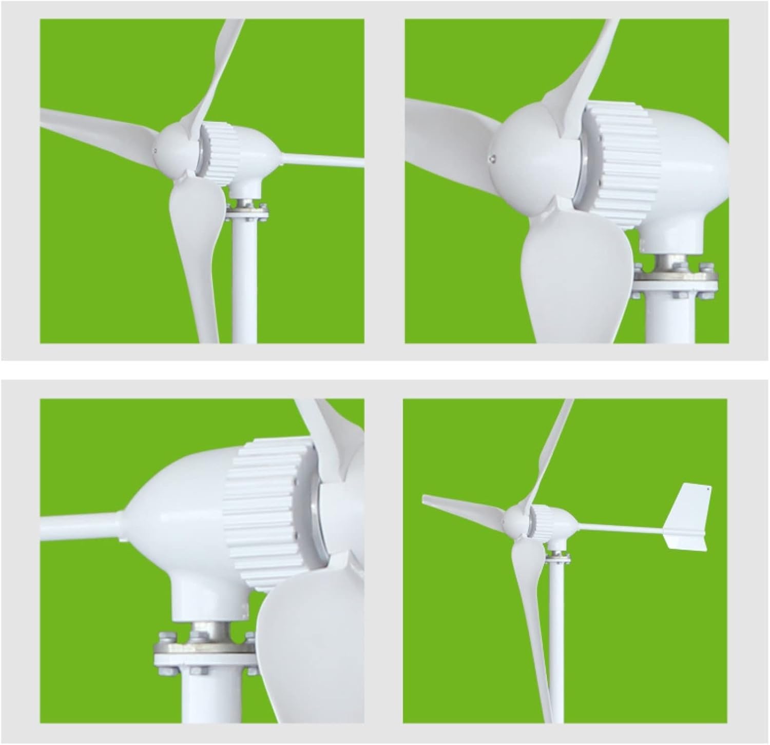 Wind Turbine Generator Kit 800W 24V 36 Blade,Windmill Generator Suit for Hybrid Solar Wind System(Not Included Mast)