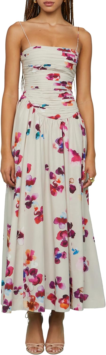 AMUR Women's Michele Midi Dress