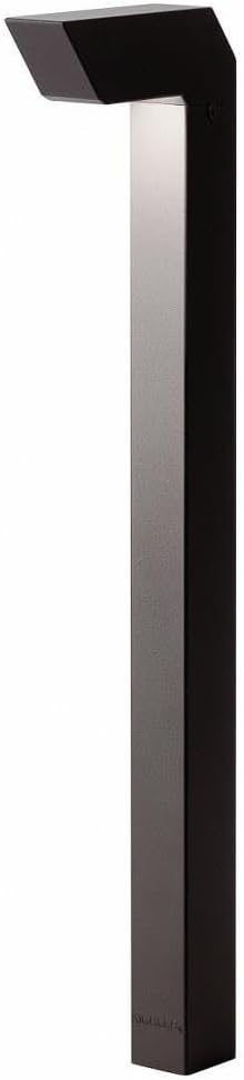 1 Light Right Angle Path Light with Contemporary Inspirations 22 inches Tall By 1.5 inches Wide-Te Tured Architectural Bronze Finish Contemporary Landscape 12V Path & Spread 147-Bel-2896773