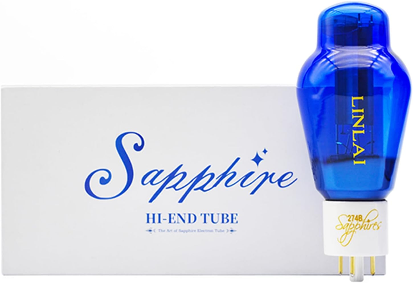 LINLAI 1piece 274B-Sapphire Full Wave Rectifiers High Vacuum Hifi Valve Electronic Tube for Audio Amplifier Replaced by 274B or 5U4G