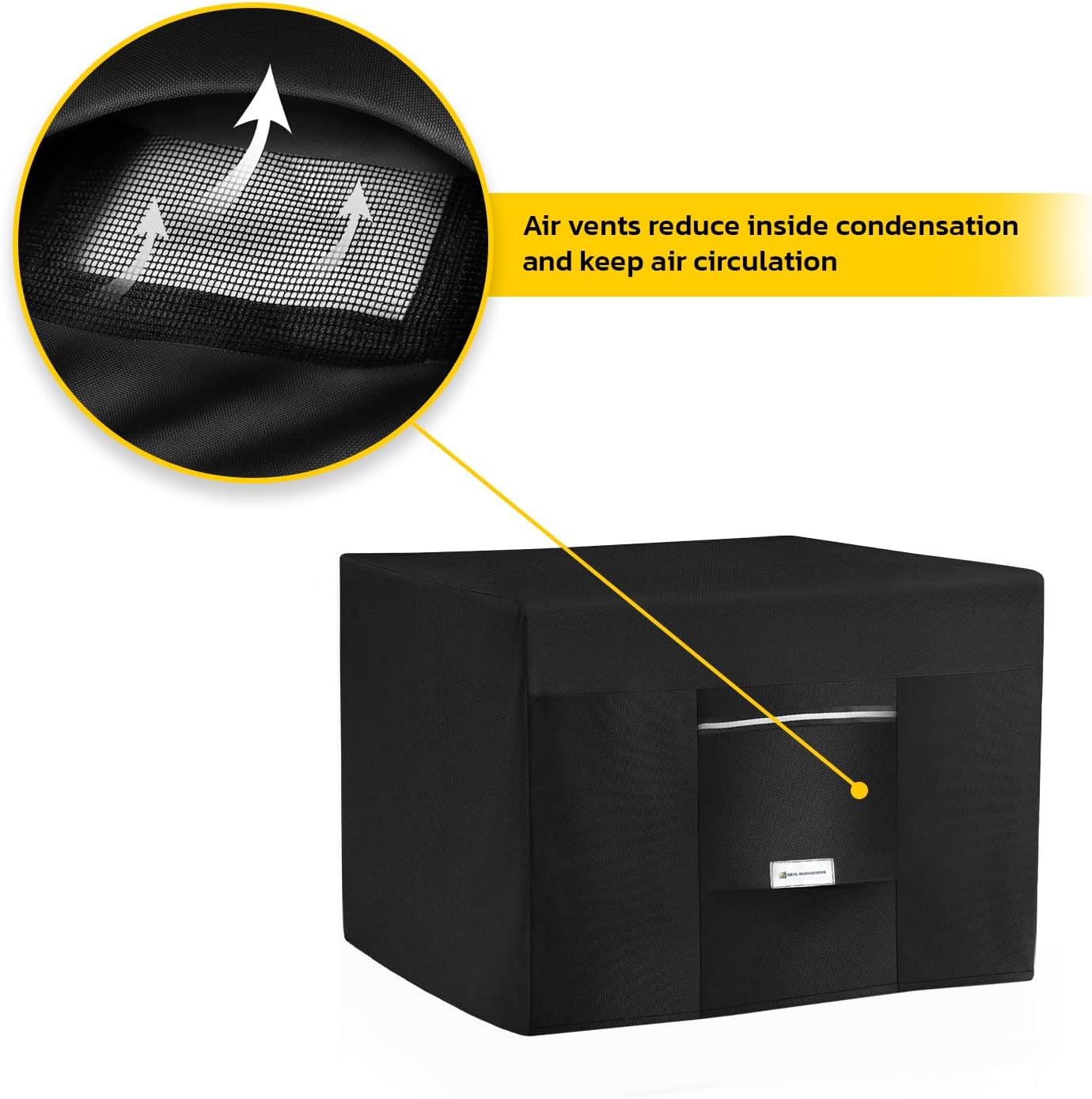 Seal Skin Covers Outdoor Fire Pit Cover – Rectangular 84