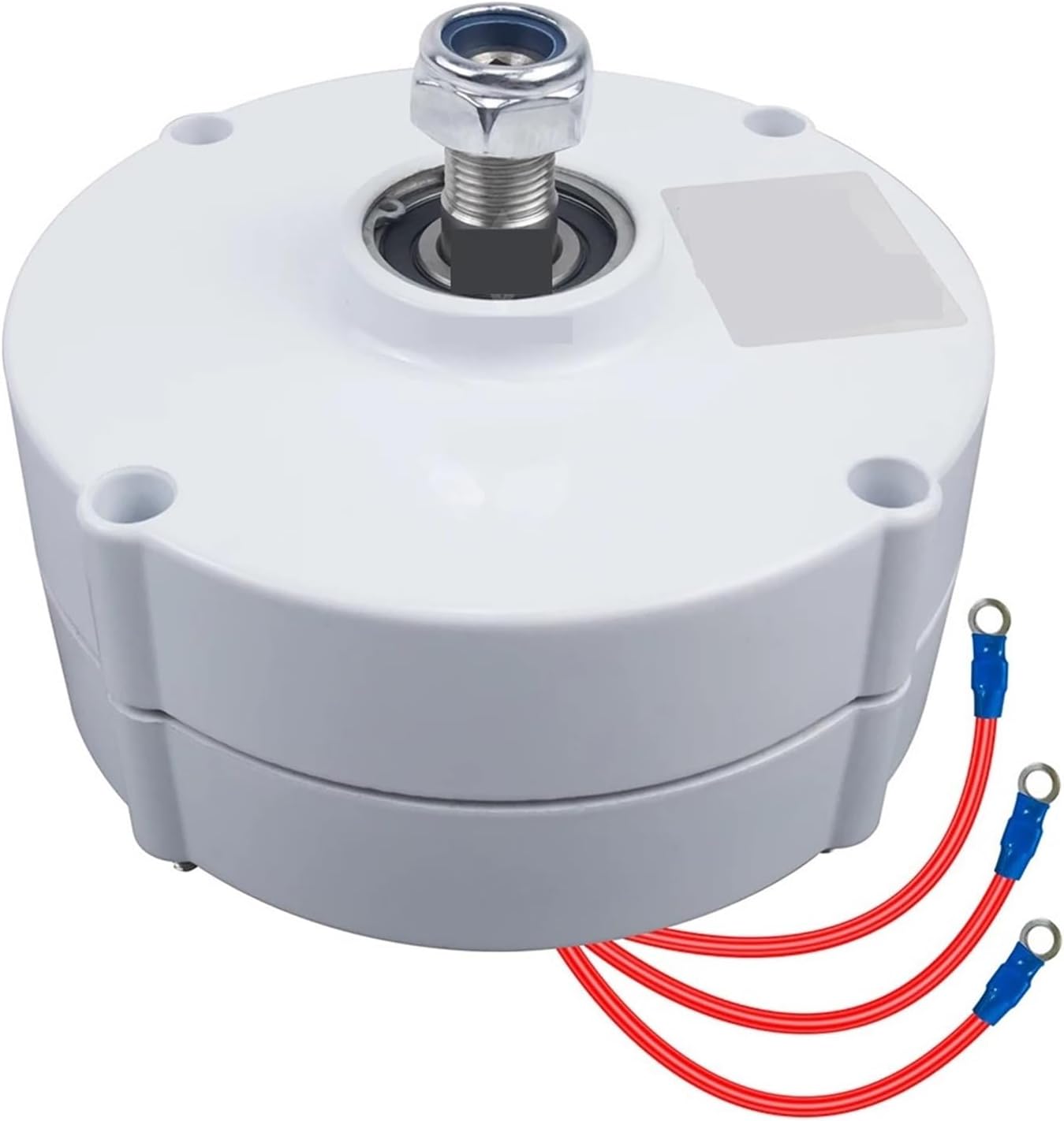 Low Speed 100W AC 12V Or 24V Permanent Magnet Generator Gearless 3 Phase tors for Wind Water Turbine Industrial Energy(Single Shaft,AC 24V_100W)