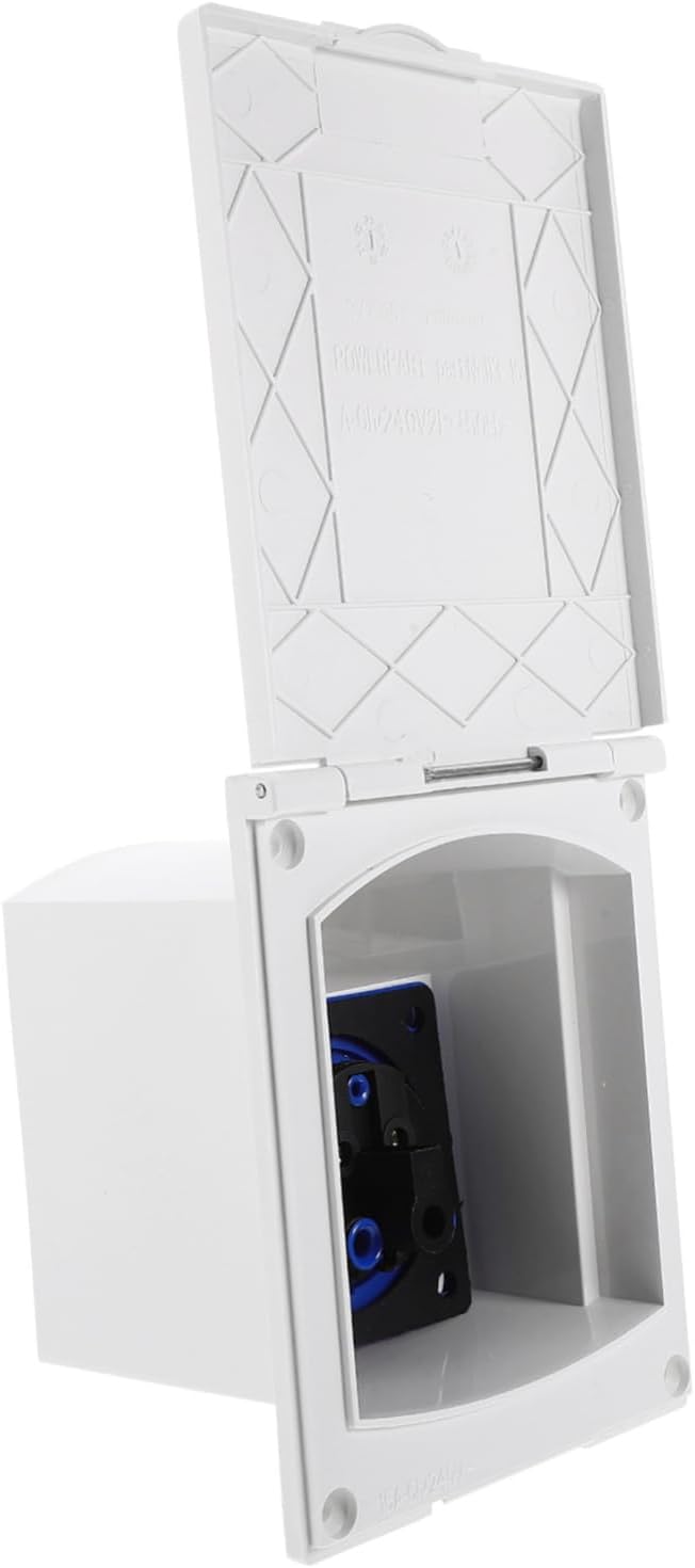 Mobestech 5pcs Rv Inlet Socket Power Inlet Box for Outdoor Use Compatible Rvs and Generators Easy to Install Weatherproof Design for Performance