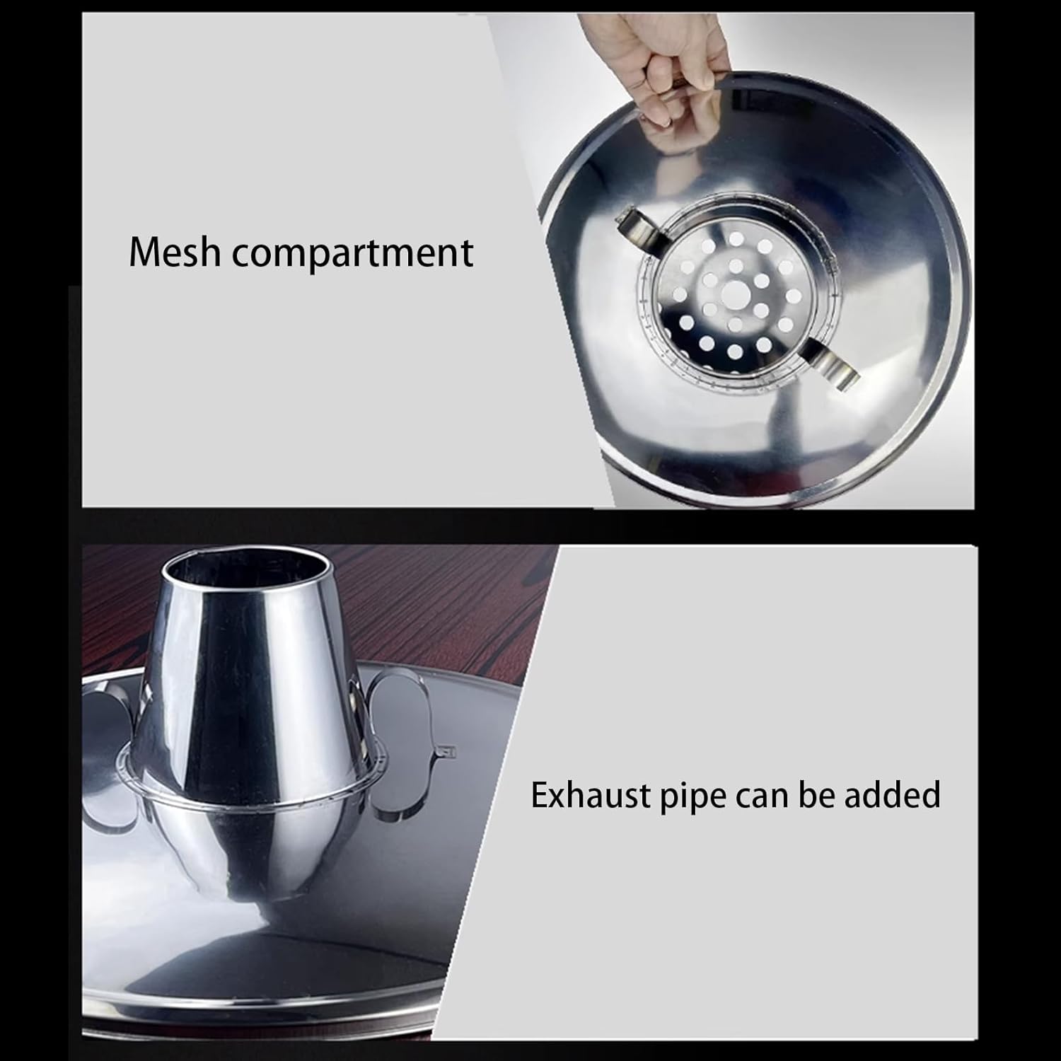 LXURY Metal Burning Barrels for Yard Garden, Stainless Steel, Patio, Lawn & Garden, Outdoor Heating & Cooling, Fire Pits, Silver, Wood, Coal