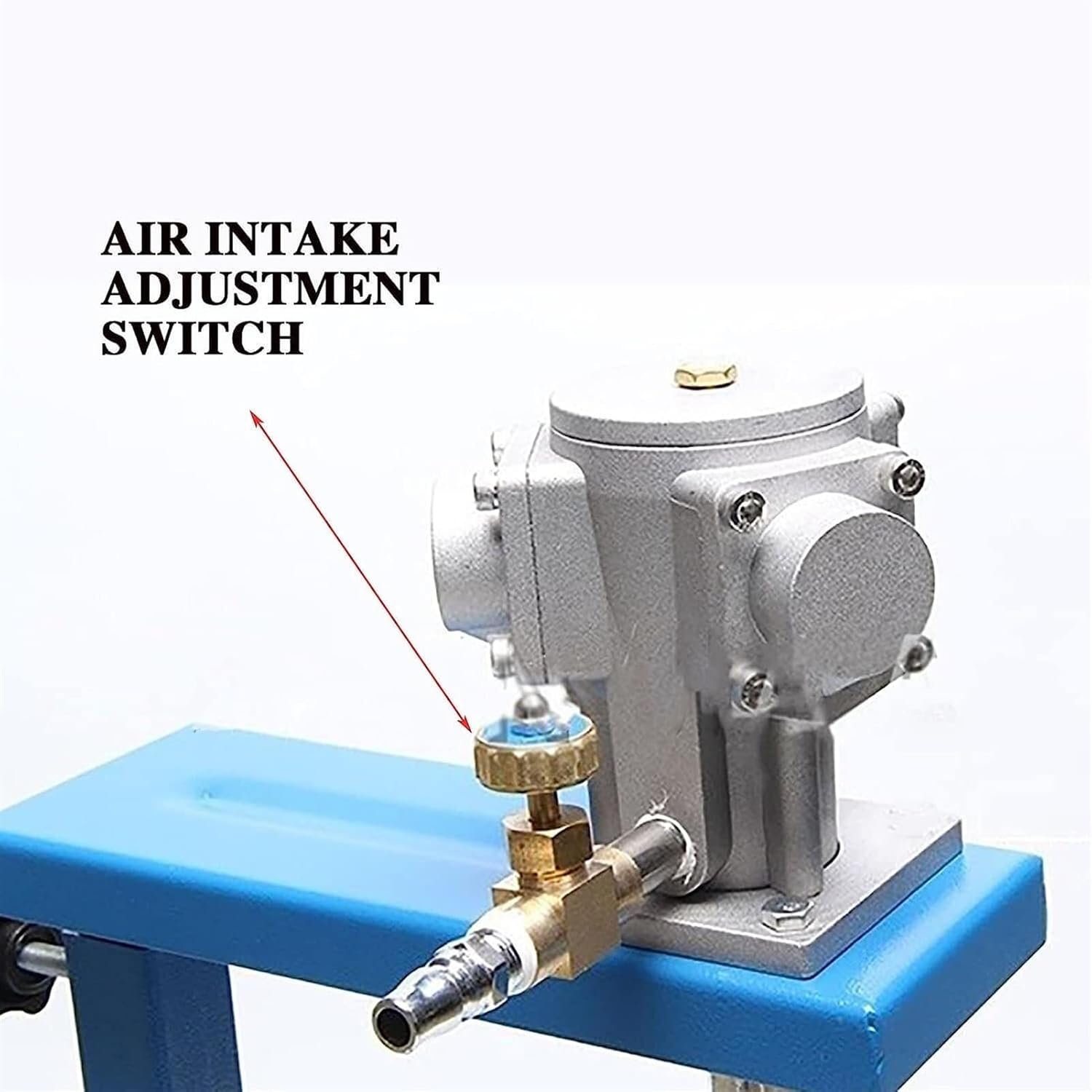 Pneumatic Mixer, 5 Gallon/20L Automatic Lift Paint Stirrer, Desktop Vertical Air Mixer, Ink Mixing Machine, for Viscous Liquid Ink Dye Mixing