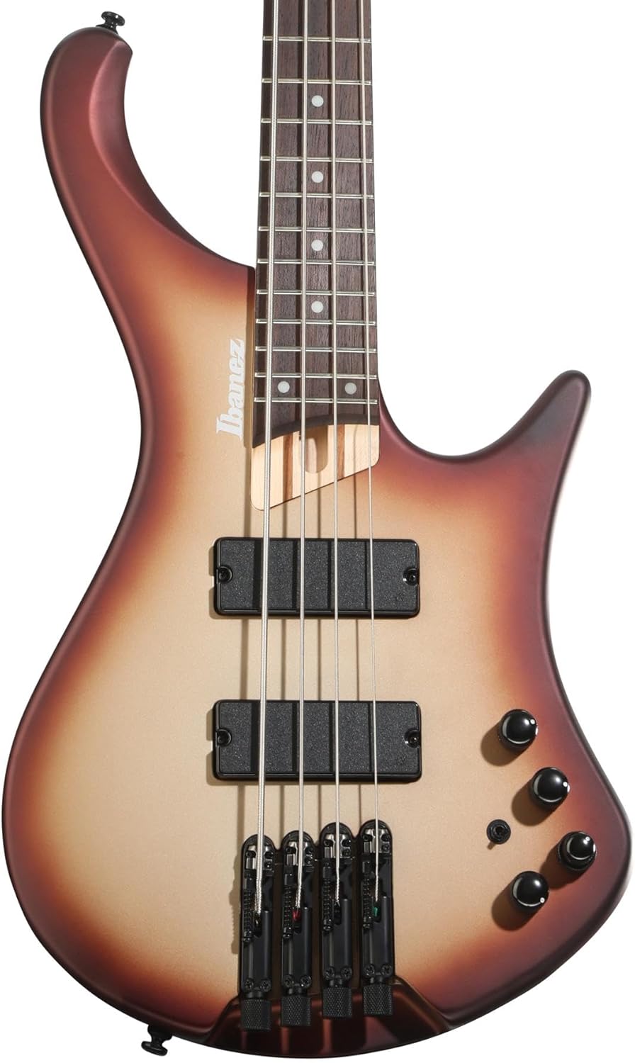 Ibanez Bass Workshop EHB600 Electric Bass Guitar - Charred Champagne Burst Matte