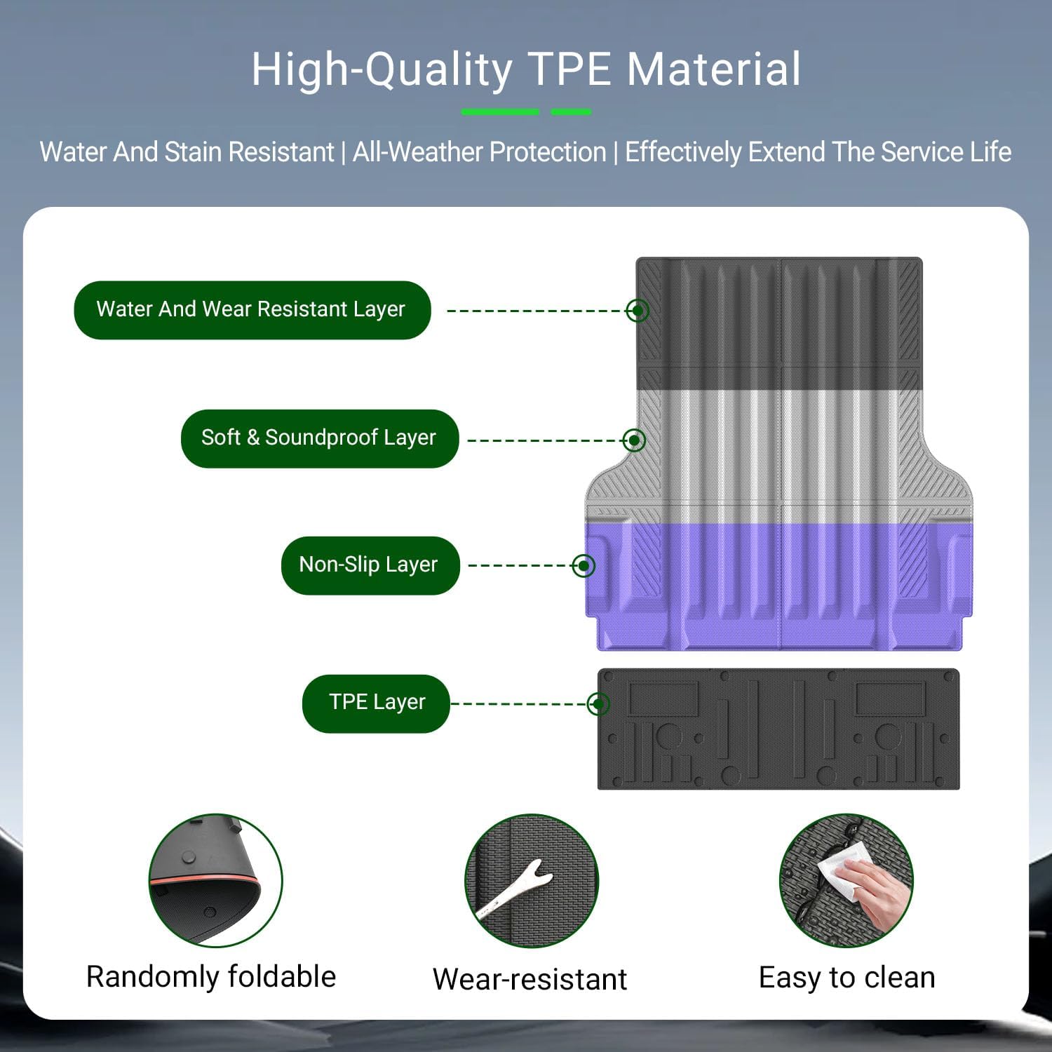 Truck Mat Tailgate Mat Compatible with 2022-2026 Nissan Frontier TPE Truck Liner Replacement for 2022 2023 2024 2025 2026 Nissan Frontier Accessories (Circle Style Tailgate Mat+Truck Mat)