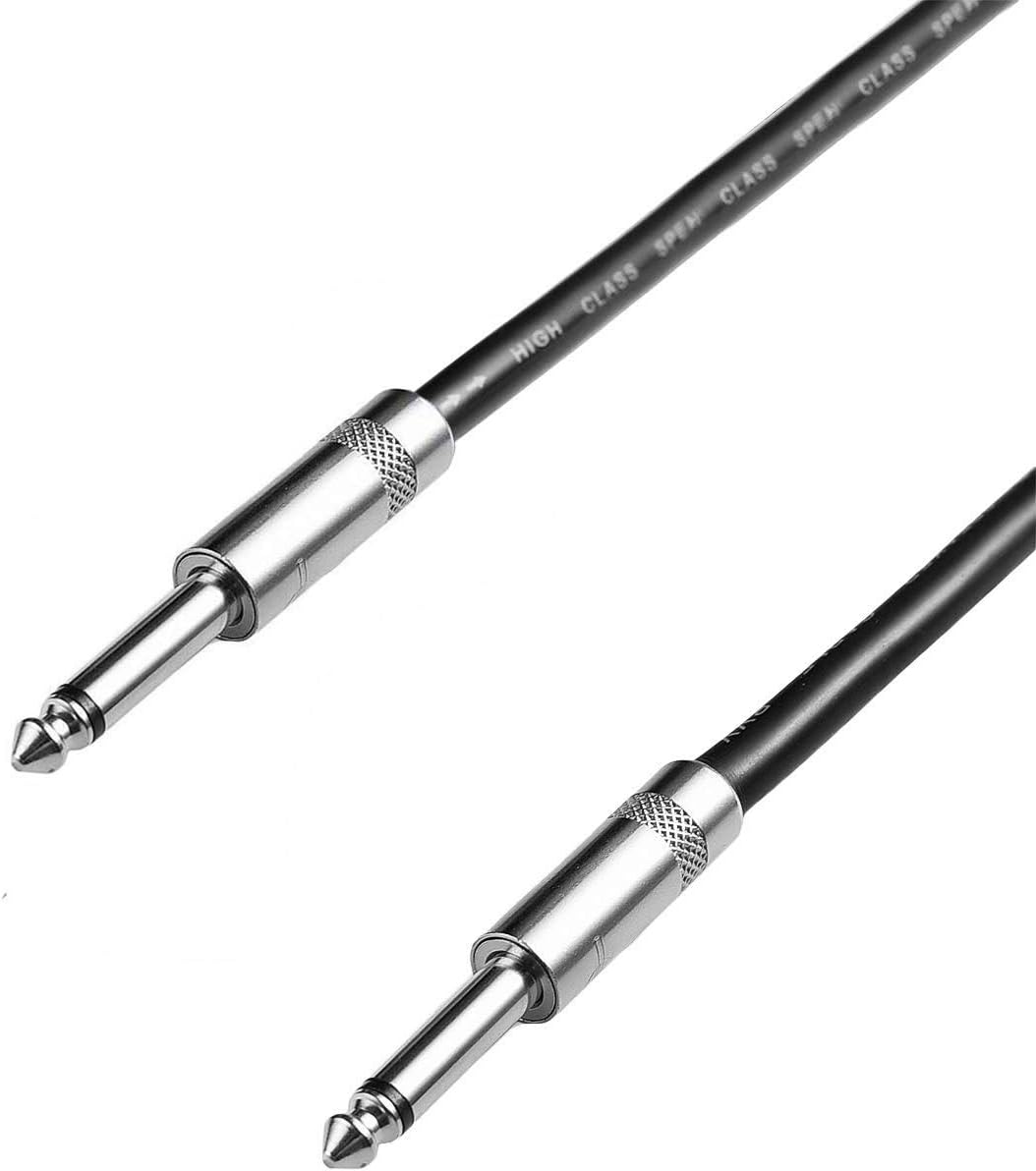 2Pcs 100 Feet Professional Speaker Cables, Pair 100 ft 12 Gauge 1/4 Inch Male Audio Amplifier Connection Heavy Duty Cord Wire