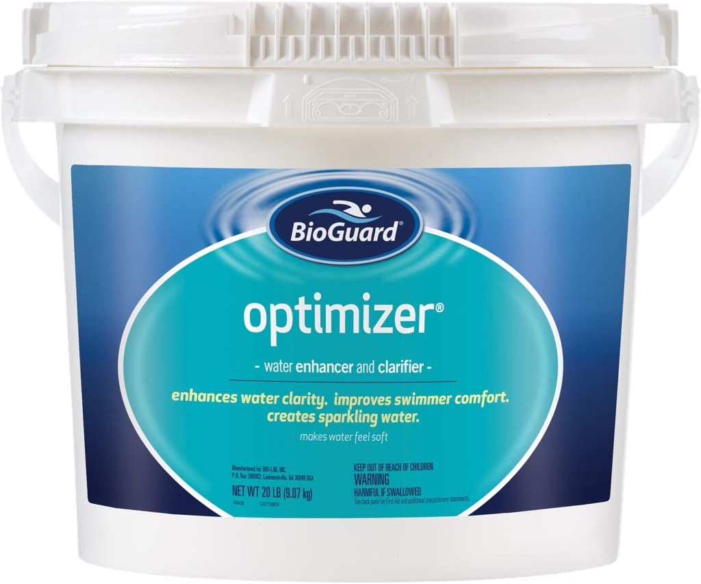 BioGuard Optimizer, 20 lb, Pool Water Enhancer and Clarifier, Creates Soft and Sparkling Water, Improves Overall Water Quality