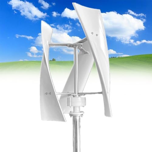 12000W Vertical Wind Turbine Generator Kit with Wind-Solar Controller for Home & Street Lighting, AC Permanent Magnet 48V Wind Power System