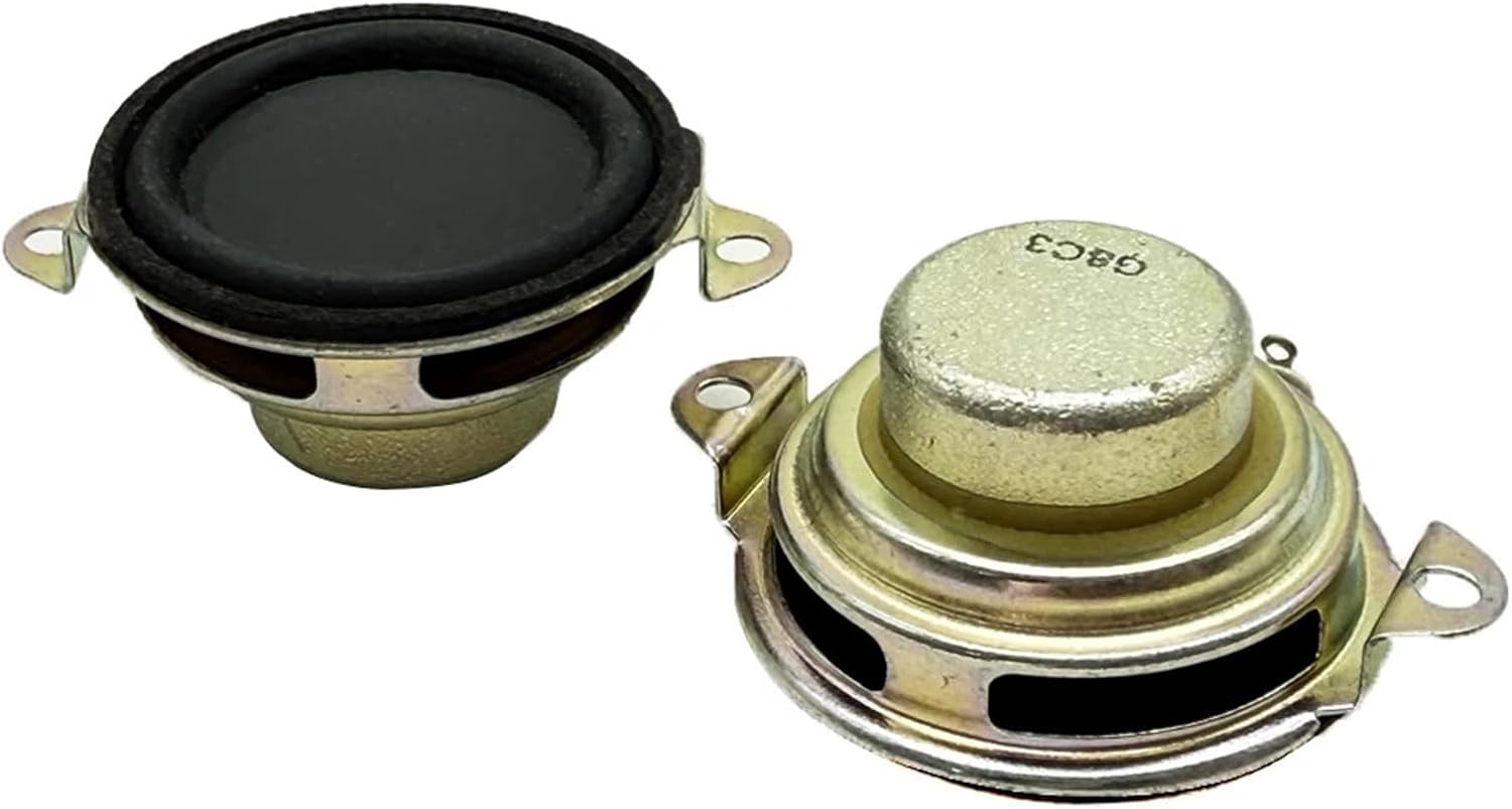 2 pcs 4 ohm 6W-20W Speakers 40MM 1.5 Inch Neodymium Iron Full Range DIY