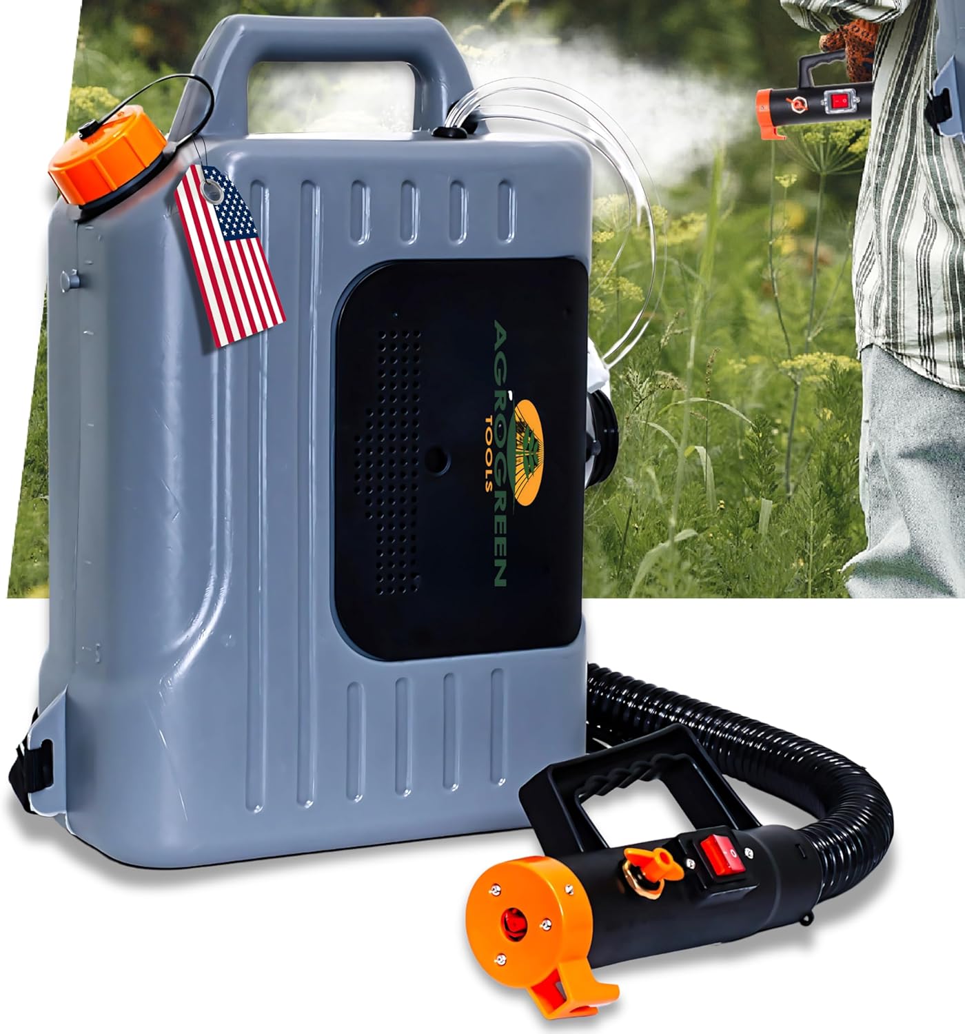 Electric ULV Fogger Machine 10L Backpack Fogger Sprayer- Disinfectant Fogger, Commercial Bug Sprayer, Mosquito, Disinfecting Mold, Insecticide fogger for Indoor Outdoor Garden Home, Hotels