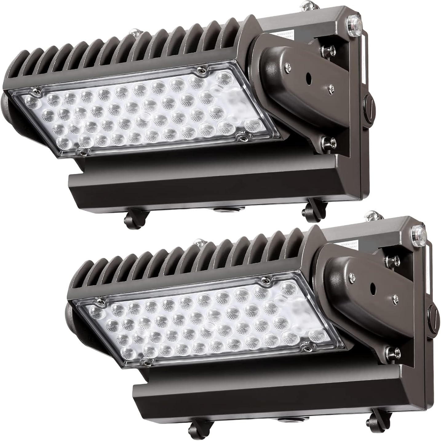 Dusk to Dawn 80W Rotatable LED Wall Pack Light, 5000K 11200LM 400-600W HPS/HID Equivalent, ETL Adjustable Head Outdoor LED Wallpack Lighting Fixture for Area Light, Parking Garages,Warehouse,Entrance