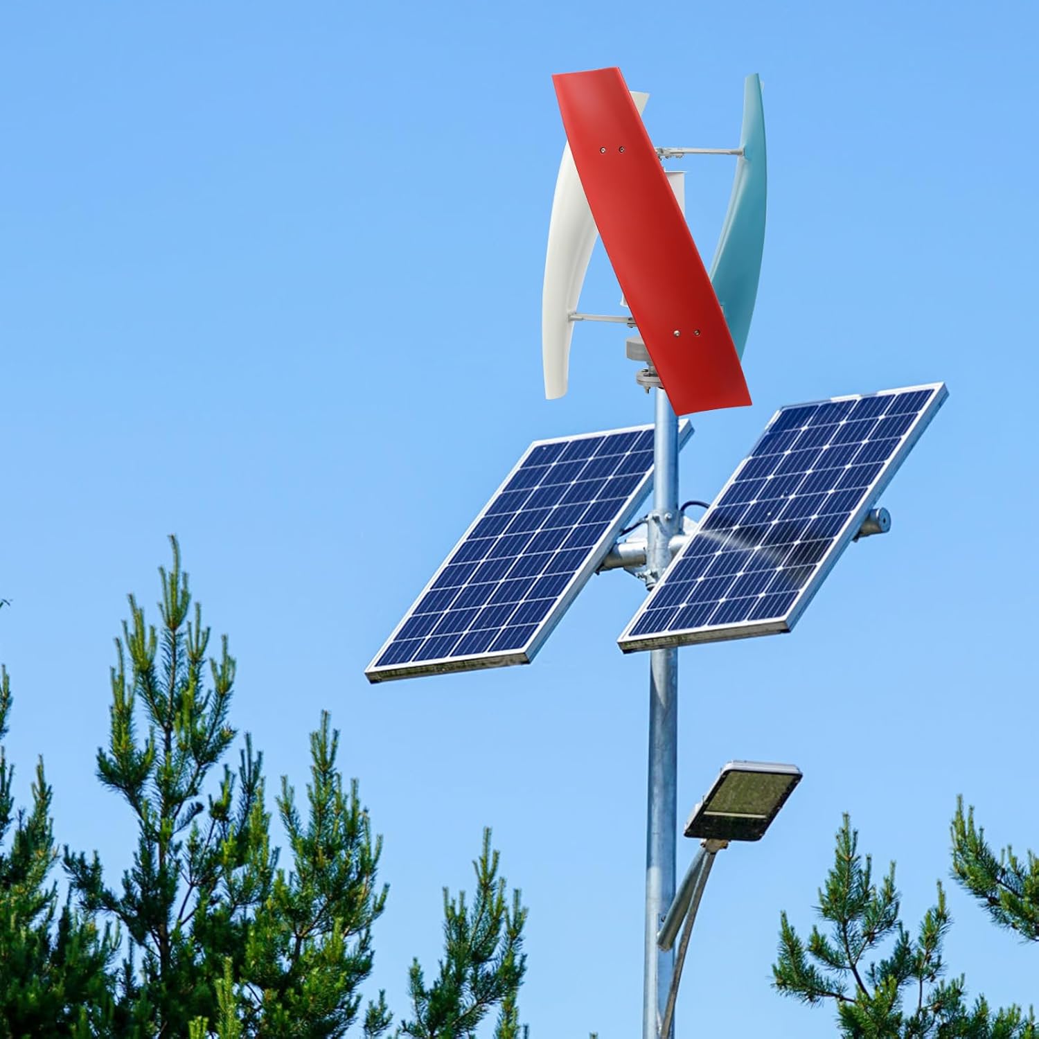 LOYALHEARTDY Portable Wind Turbine Power Generator Wind Power Generator100w Wind Turbine Vertical Wind Turbine Generator 12v Wind Turbine Generator Portable Windmill Generator Home Use(No Battery)