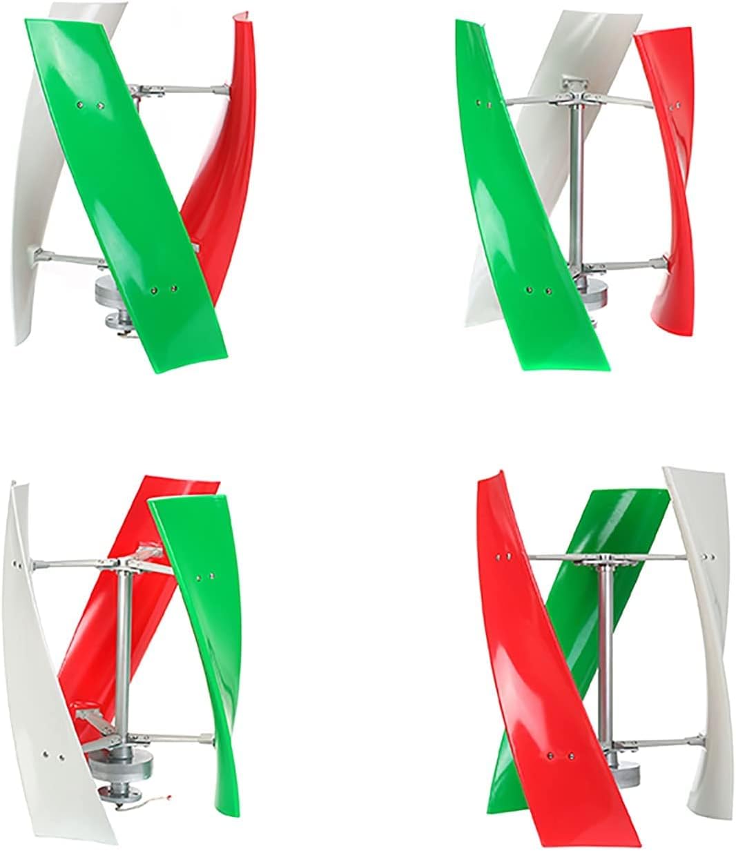 800W Vertical Axis Wind Turbines Generator with MPPT Controller Lantern 3 Blades Motor Kit Energy Windmill