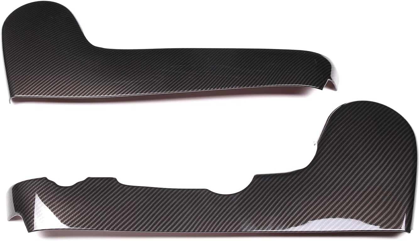 Aunginsy Car Side Seat Trim Panel Cover Bezel Compatible with Toyota FJ Cruiser 2007-2021 Car Side Seat Track Cover Driver Passenger Side Seat Panel Decorative Bezel Cover ABS Interior Accessories