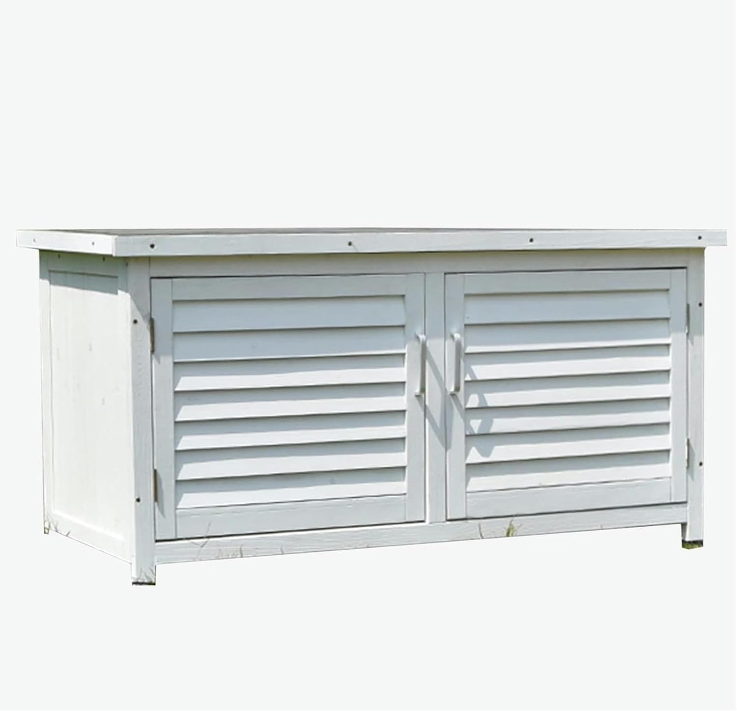 Wooden Outdoor Storage Shed, Waterproof Garden Tool Storage Cabinet, Small Garden House with Large Space, for Patio Furniture, Lawn Mower, All Seasons (Size : B) (B)