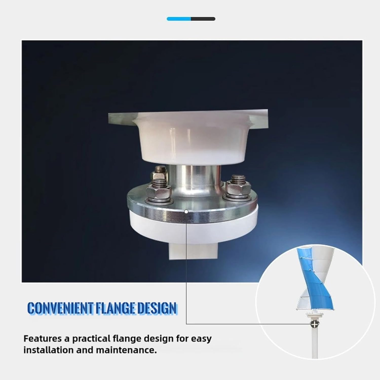 CAJUCA 3KW Home Wind Turbine Generator Kit Portable Wind Turbine Free Energy, Portable Windmill for Home, RV, Boat, Farm, Street Light Use